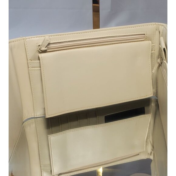 L.J.S Collection Wallet Purse Bag Handbag Beige Small - Picture 6 of 10